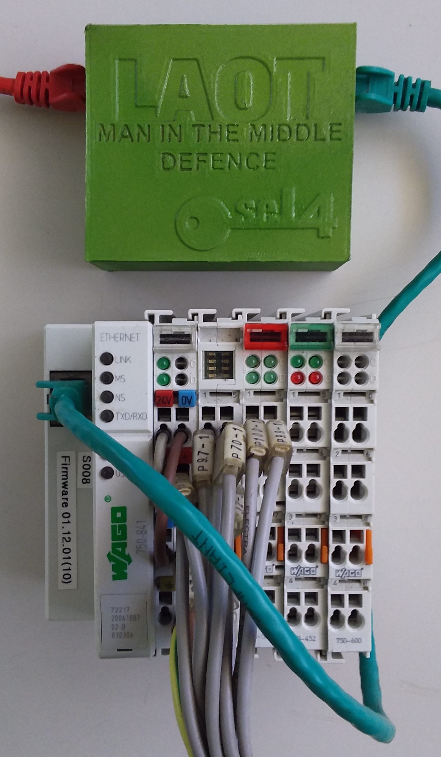 laot device for protecting a
	utility