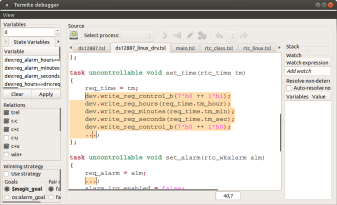 User-guided code generation GUI